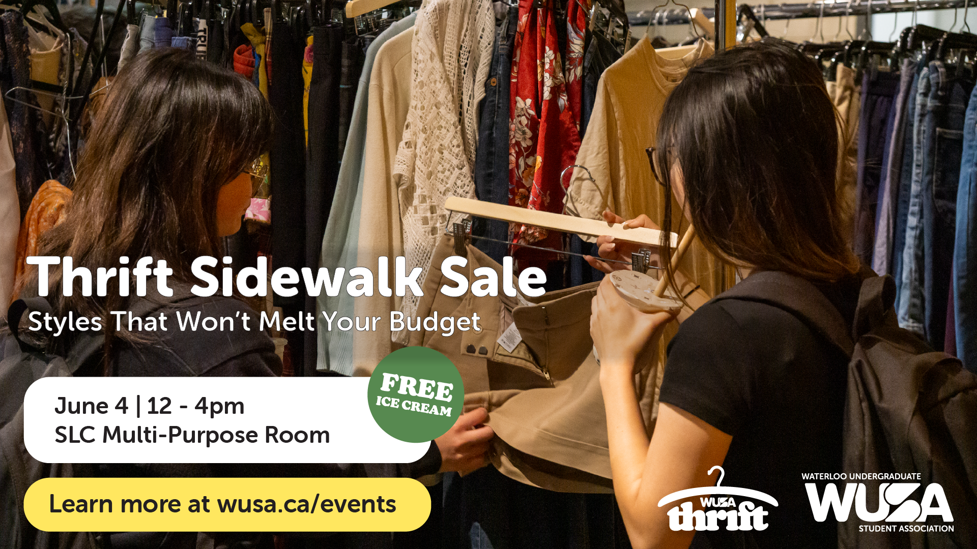 Thrift Sidewalk Sale